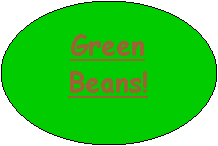 Oval: Green Beans!