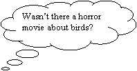 Cloud Callout: Wasnt there a horror movie about birds?
