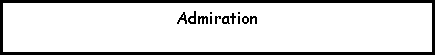 Text Box: Admiration 
